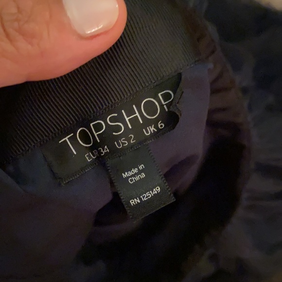 Used great condition topshop black mesh tulle US 2 - Picture 7 of 7